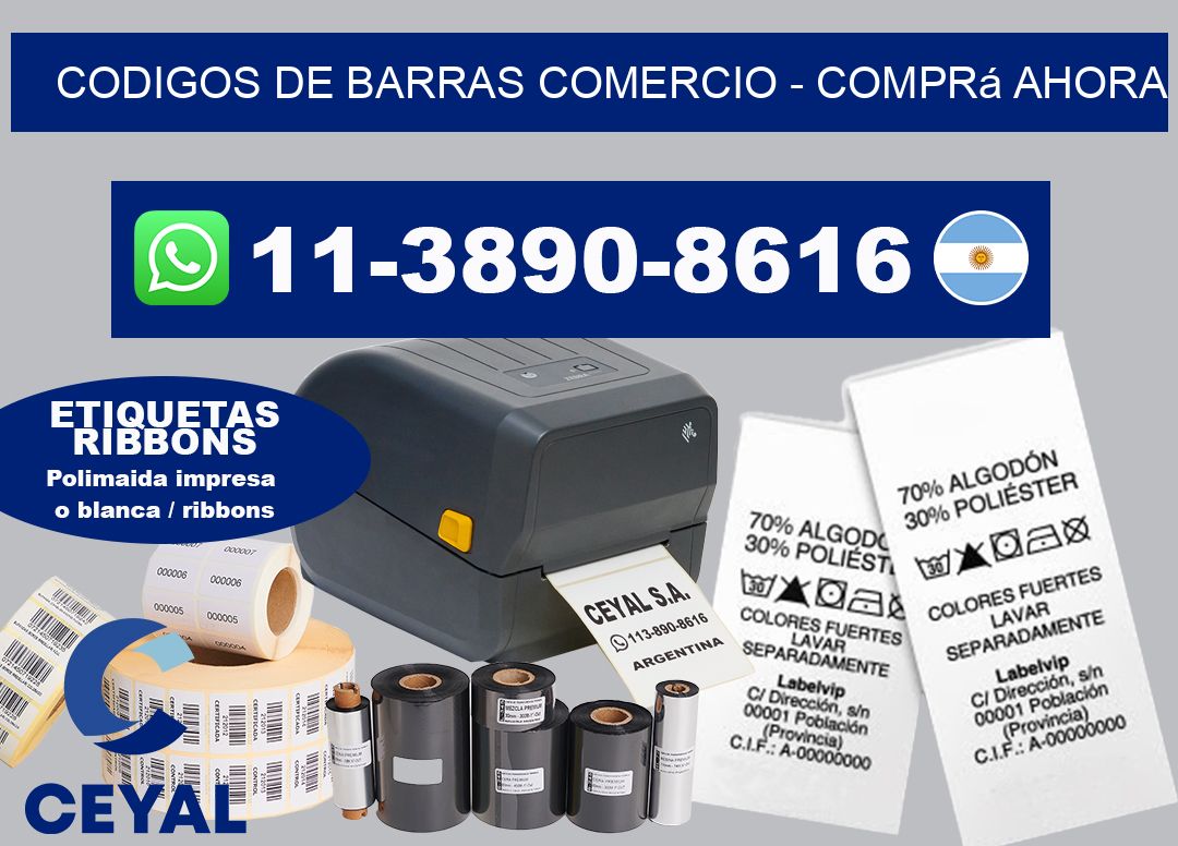 Codigos de barras comercio - Comprá ahora