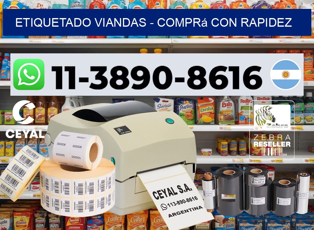 Etiquetado viandas - Comprá con rapidez