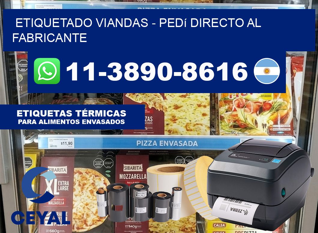 Etiquetado viandas – Pedí directo al fabricante