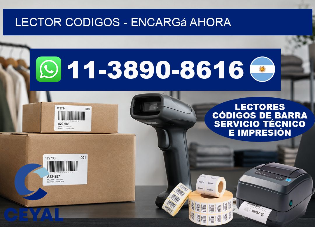 LECTOR CODIGOS - Encargá ahora