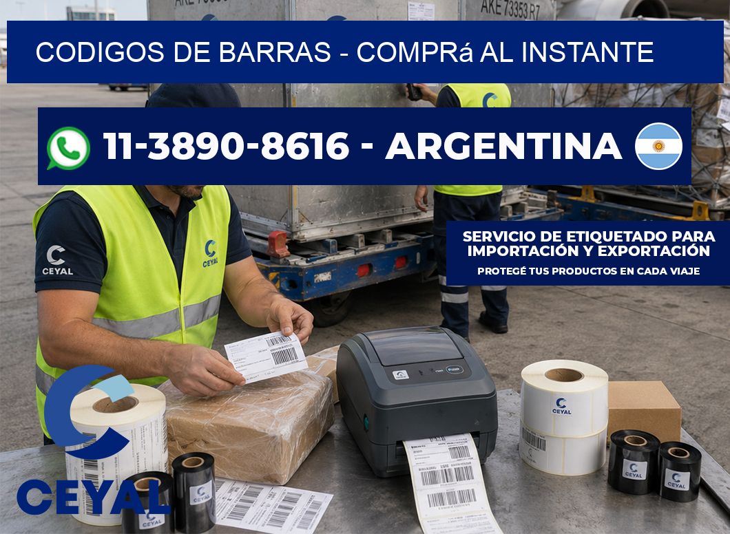 codigos de barras - Comprá al instante