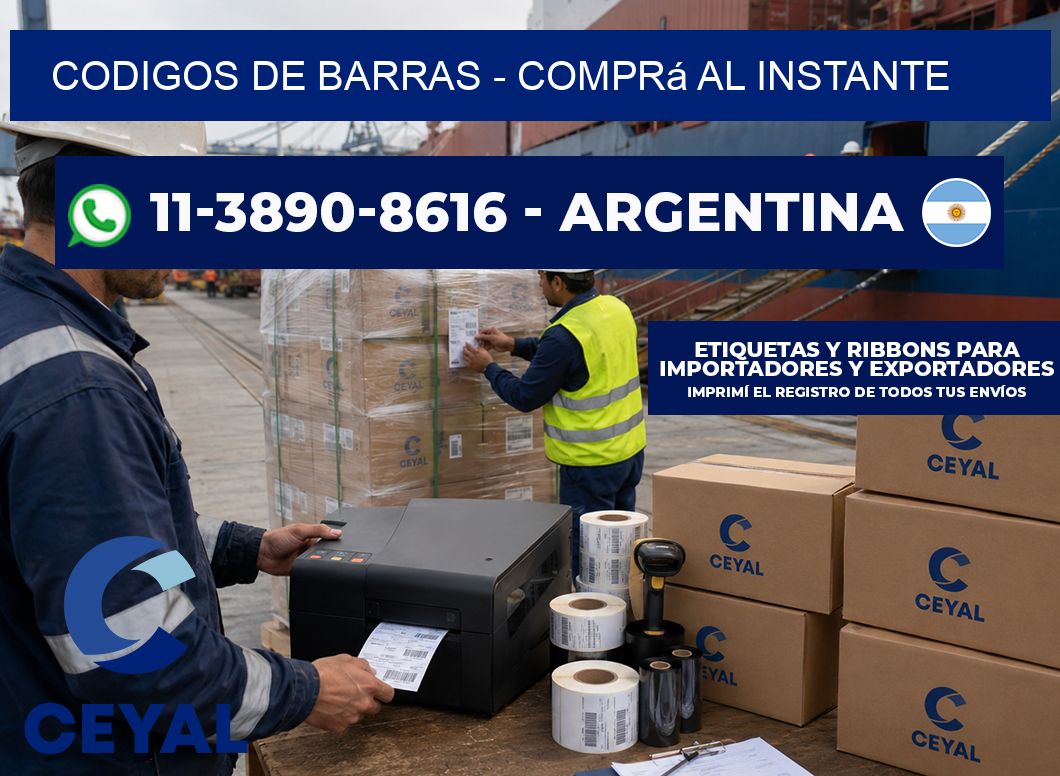 codigos de barras – Comprá al instante