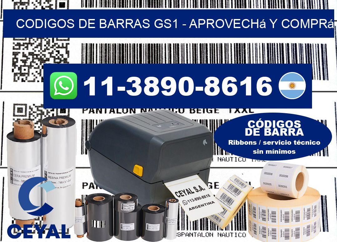 codigos de barras gs1 - Aprovechá y comprá
