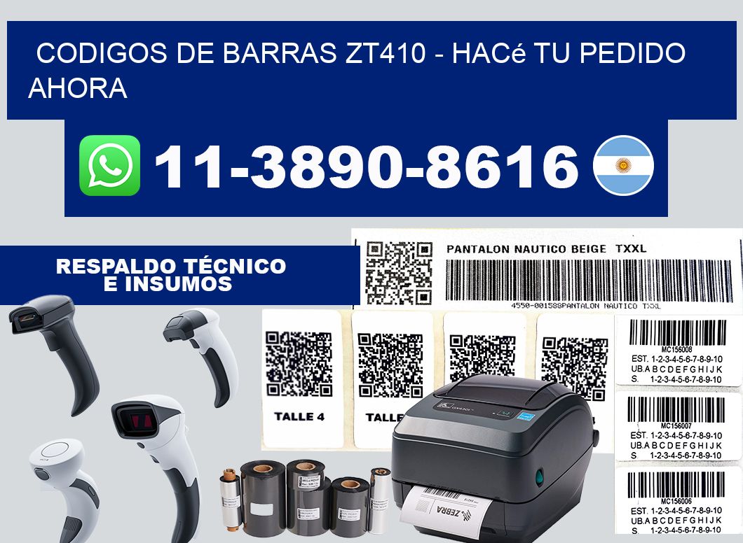 codigos de barras zt410 - Hacé tu pedido ahora