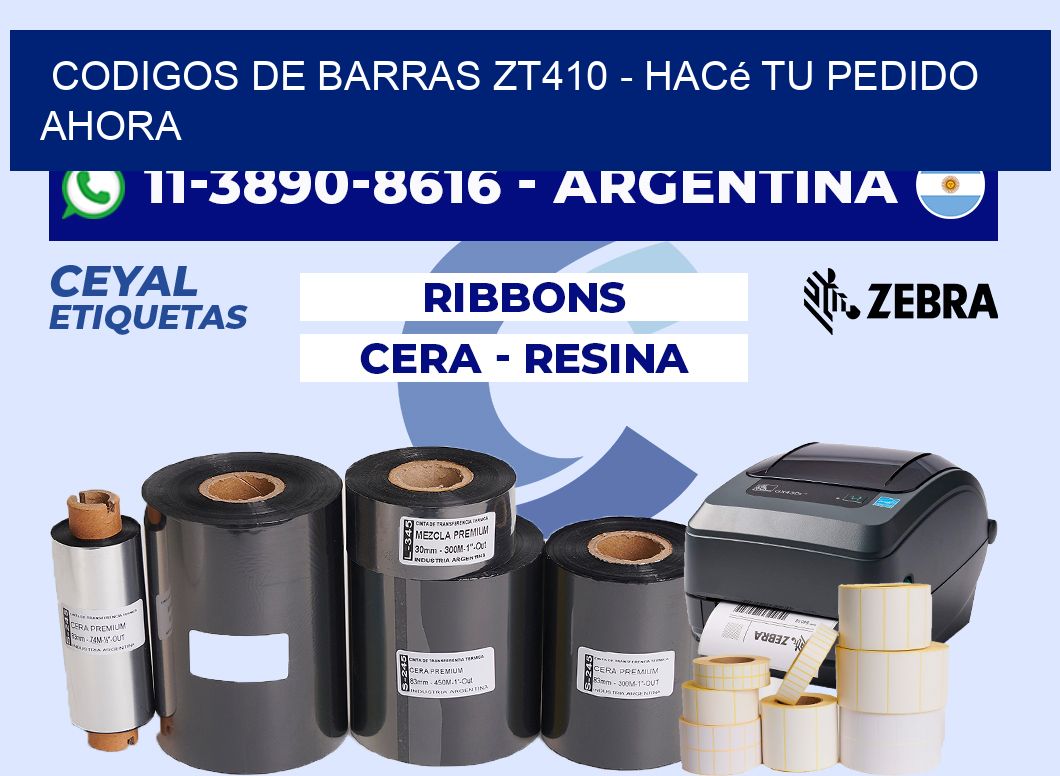 codigos de barras zt410 - Hacé tu pedido ahora