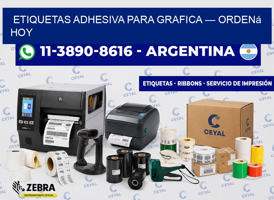 etiquetas adhesiva para grafica — Ordená hoy