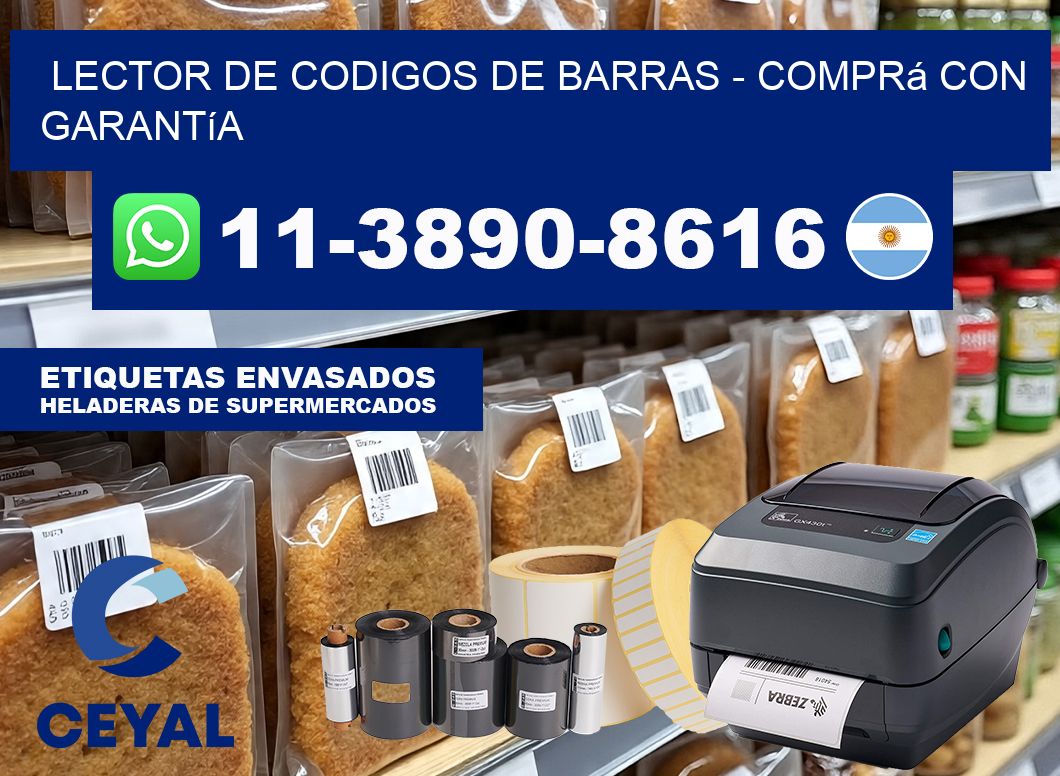 lector de codigos de barras - Comprá con garantía