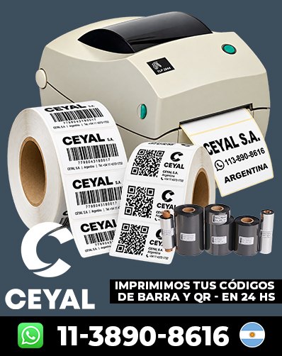 Códigos de barras Profesionales - Comprá con calidad garantizada
