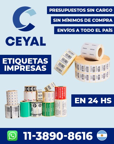 Etiquetas para Clasificación de Prendas con SKU argentina
