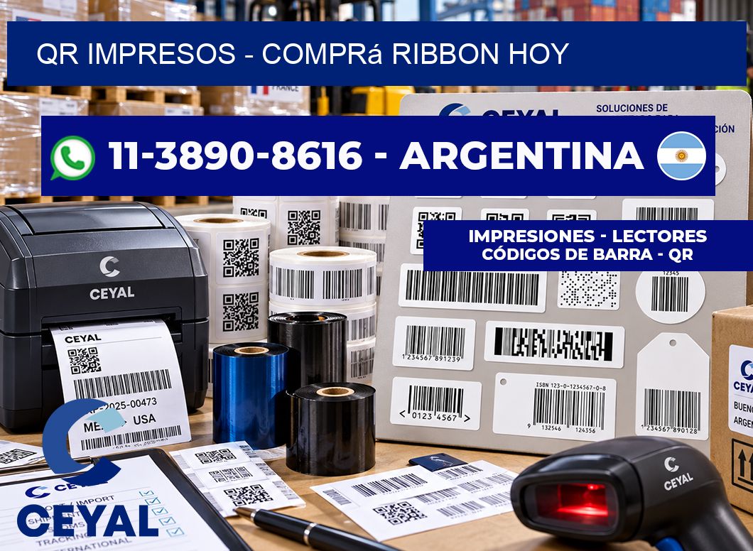 QR Impresos - Comprá ribbon hoy