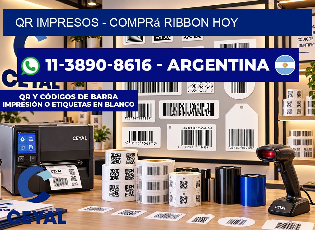QR Impresos - Comprá ribbon hoy