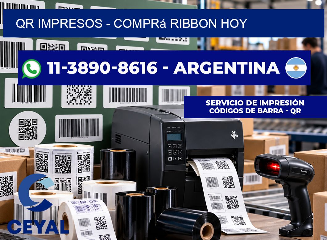 QR Impresos - Comprá ribbon hoy