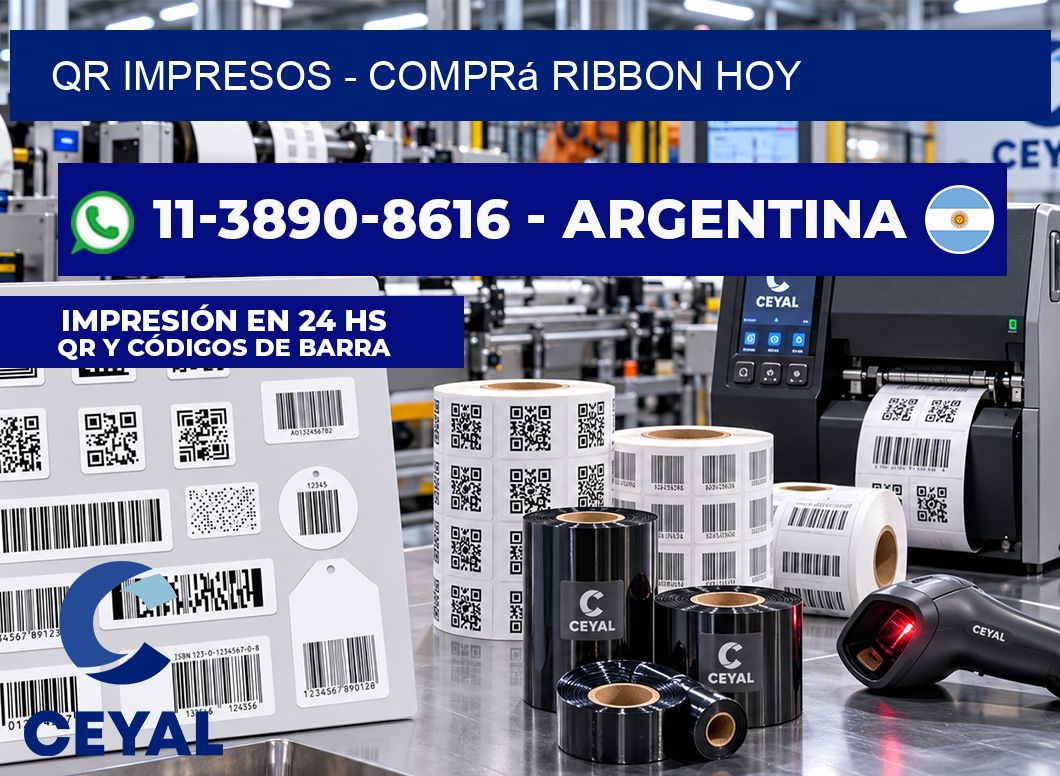 QR Impresos - Comprá ribbon hoy