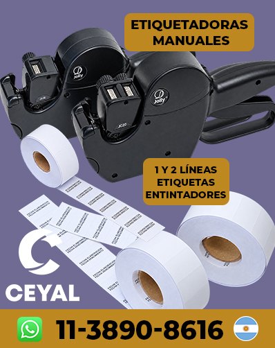 etiquetas 26x12 cortes de tela Arg