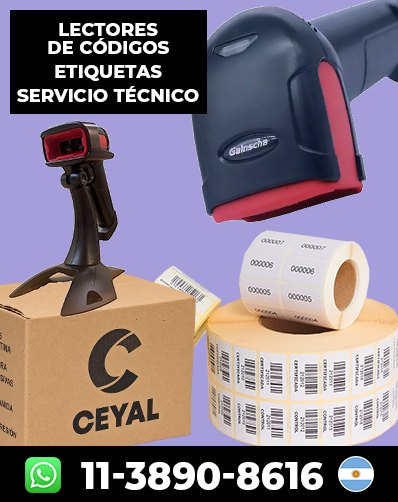 lectores de codigos de barras inalambricos Arg