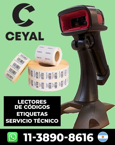 lectores de codigos de barras inalambricos Arg